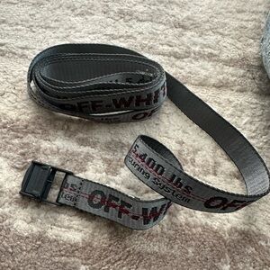 off-white industrial belt